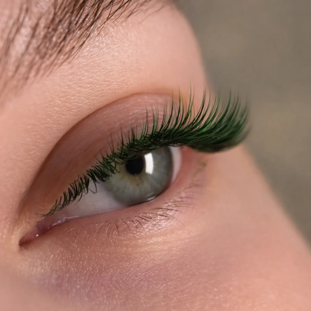 Colored lashes