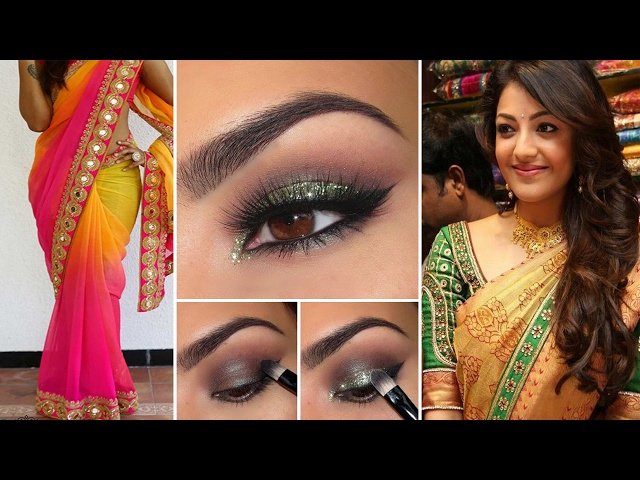 Hairstyles, Makeup & Sari Wrap